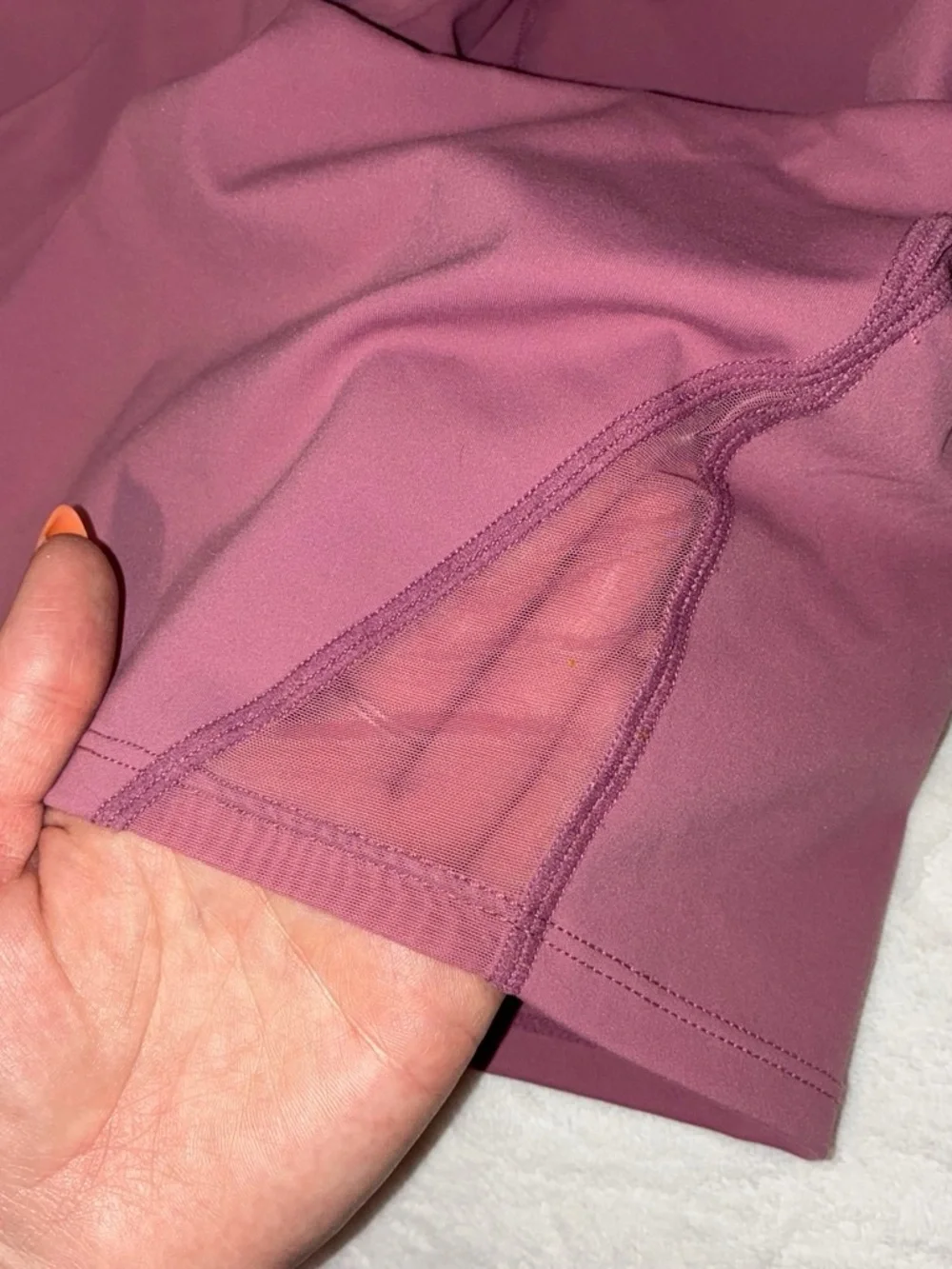 Avia Mauve Crop Sports Tank Top